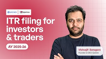 Everything you need to know about ITR filing (AY 2025-26) ft. @Quicko