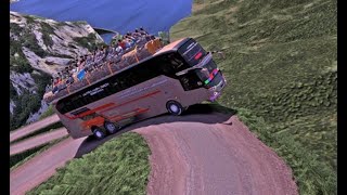 hard to believe !! This road is really scary - world most dangerous roads - Euro Truck Simulator 2