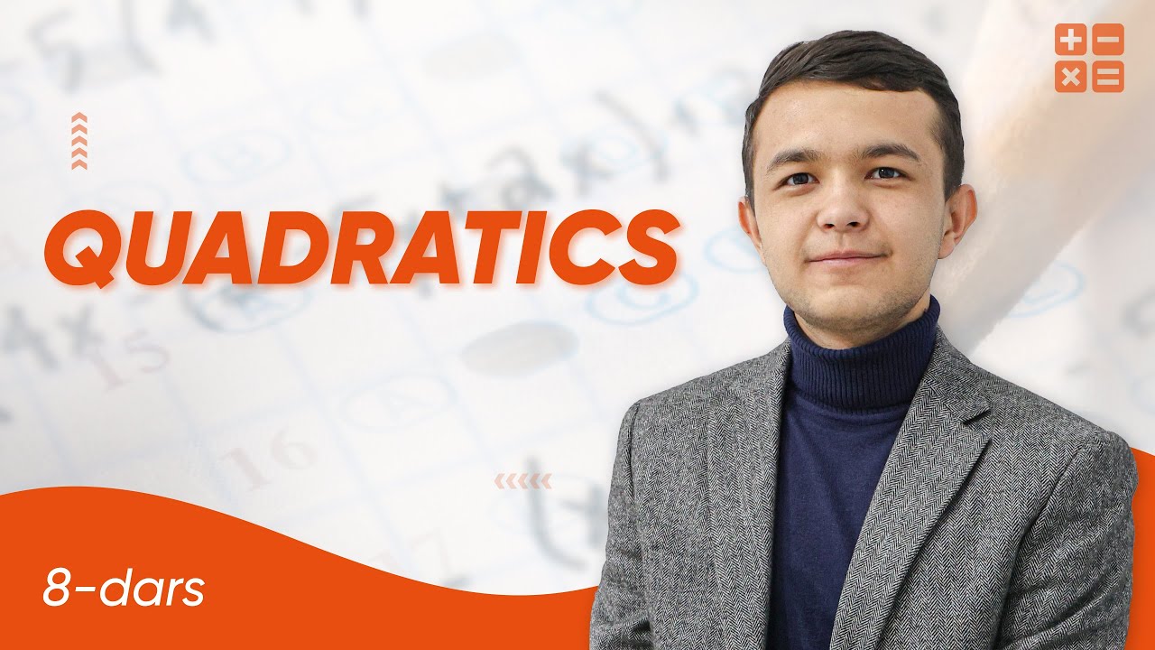 Onlayn SAT darslari: Math | Quadratics