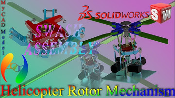 Helicopter Rotor Mechanism | Part 14 | Swash Assembly | Design in Solidworks