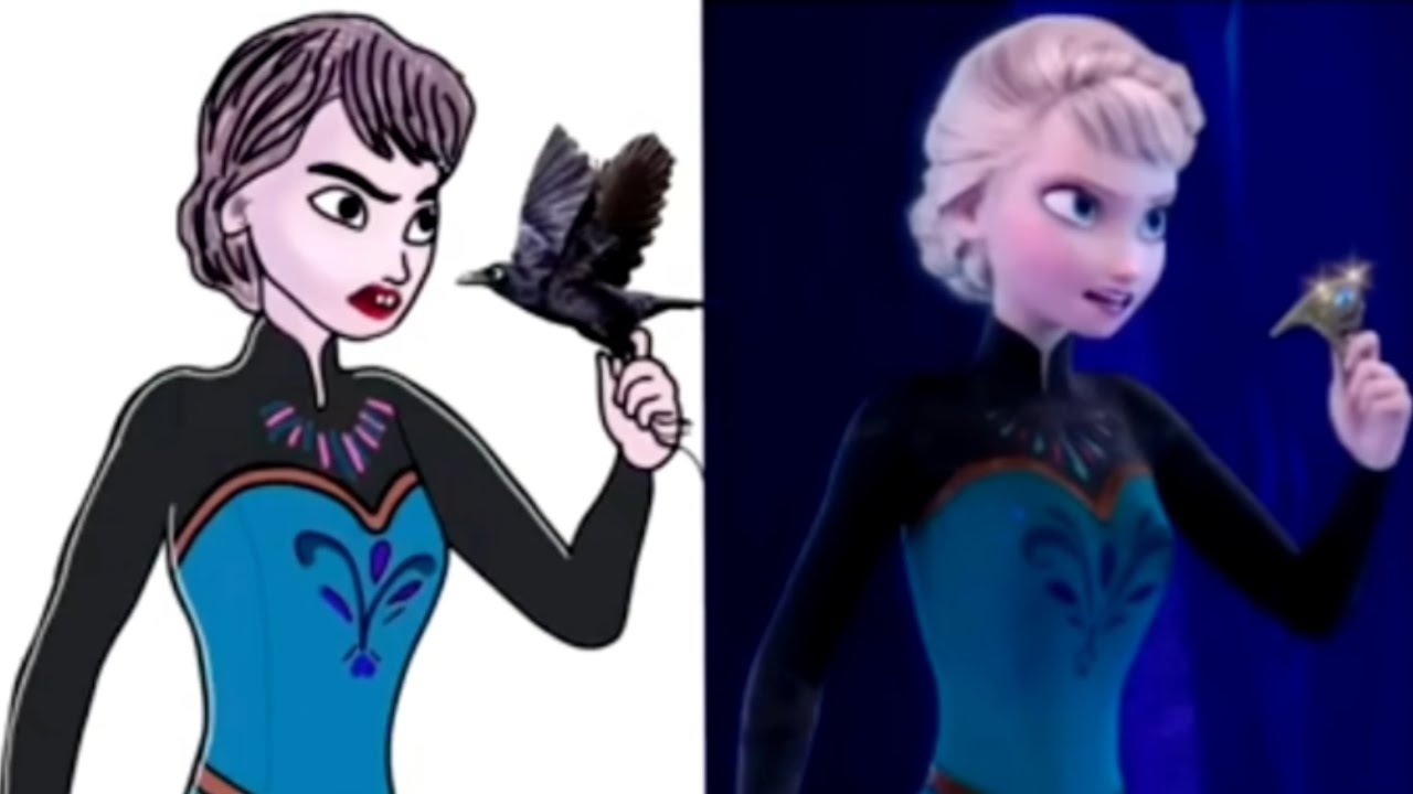 Frozen 2 Funny Drawing Meme Elsa Anna Try Not To Laugh Drawing Maxresdefault