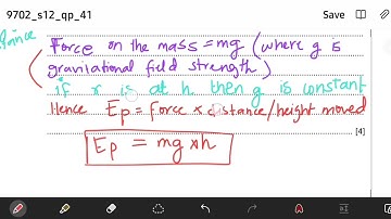 Alevel Physics 9702/M/J/2012/P41, Gravitational Fields.