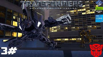 Transformers Revenge of The Fallen PCSX2 gameplay 2025 (HARD) - #3 Pursuit Over Shanghai