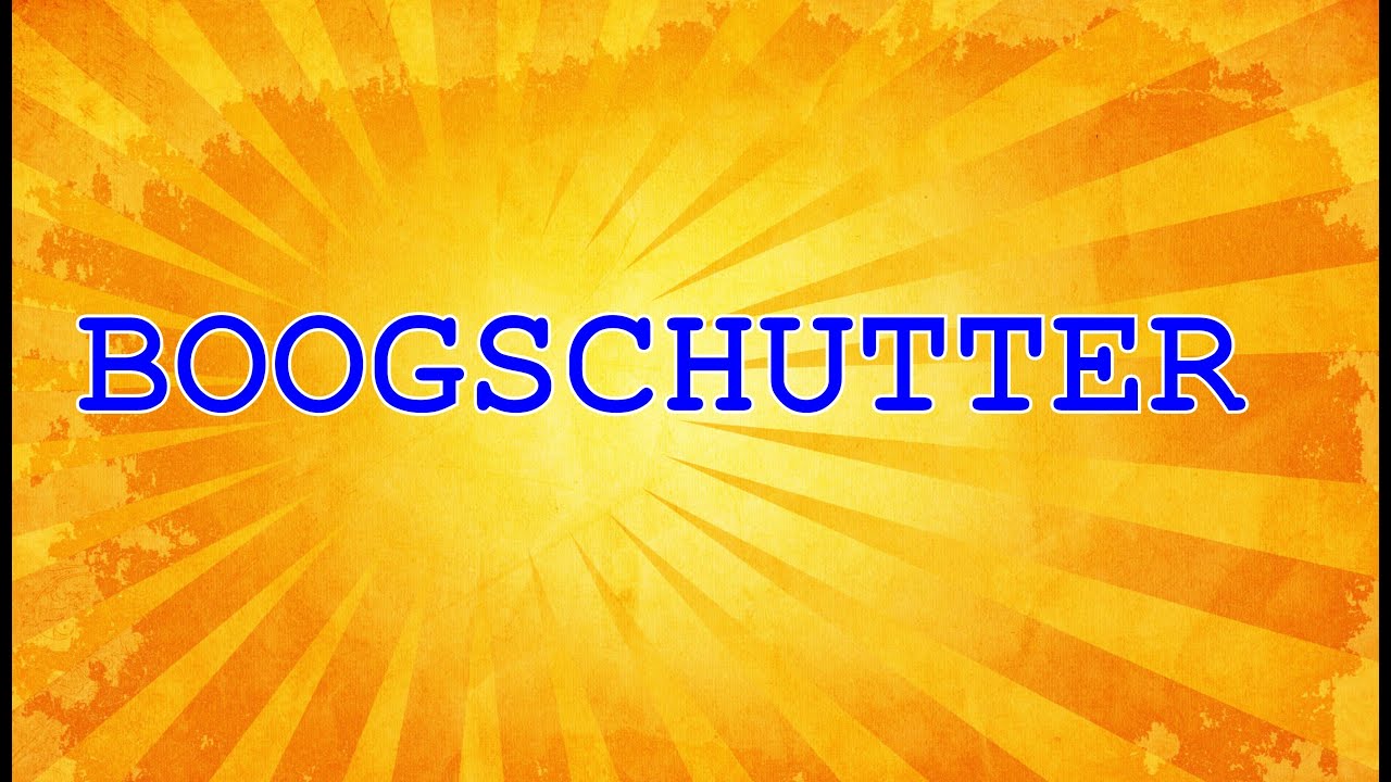 BOOGSCHUTTER Februari 2023 - Op je lijf geschreven - YouTube
