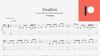 Casiopea - Swallow (bass tab)