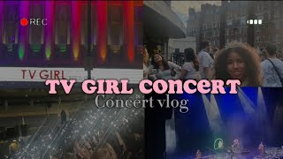 TV girl concert vlog