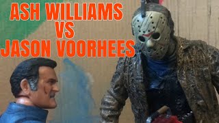 Ash Williams Vs Jason Voorhees stop motion