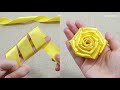 Very Easy Rose Flower Making Idea - Amazing Hand Embroidery Flower Design Trick - Sewing Hacks - DIY