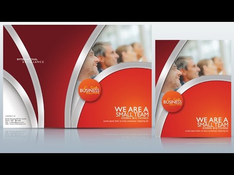 Create Simple And Clean Brochure Cover Photoshop Tutorial
