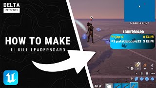 EASY UI Kill Leaderboard For UEFN With Verse
