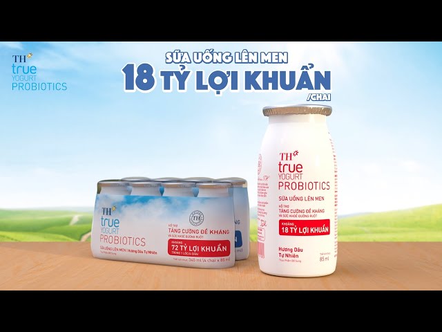 Sữa Uống Lên Men TH true YOGURT PROBIOTICS | 18 TỶ LỢI KHUẨN - TĂNG CƯỜNG ĐỀ KHÁNG