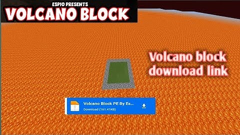 Volcano block download link | media fire link @Espio Gaming Hindi