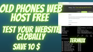 Termux  Free Global Webhost | Test Your website | Android non Root  server