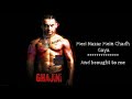 Ghajini ( kaise mujhe)  lyrics with translation