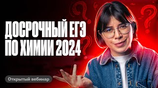 ПОЛНЫЙ РАЗБОР досрочного ЕГЭ по химии 2024 | Катя Строганова