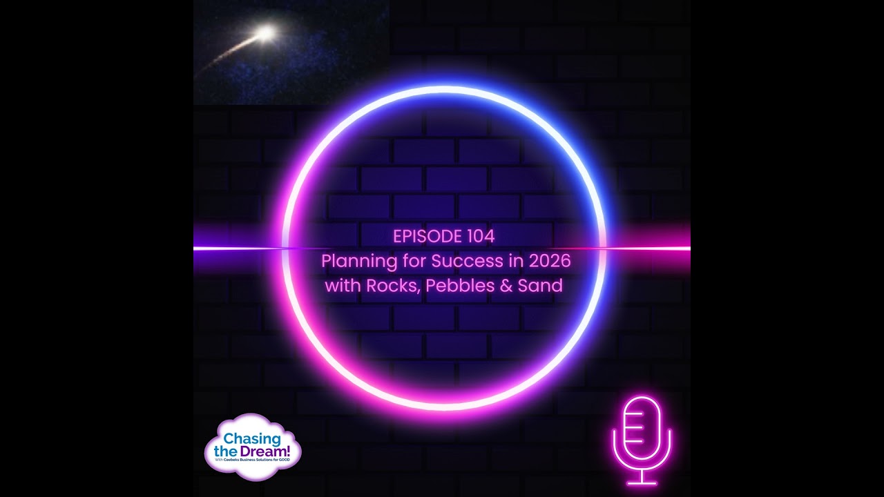 TCC 104 - Planning for Success in 2026 with Rocks, Pebbles & Sand