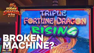 Today Shaker ? Broken Machine Then 100 Shaker Hits Triple Fortune Dragon Rising