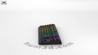 Razer BlackWidow Mechanical Gaming Keyboard 3D model by 3DModels.org screenshot 3