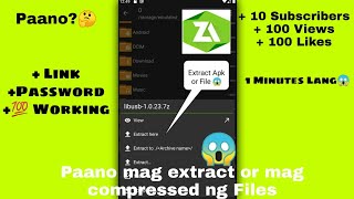 Paano mag-extract ng Apk or File gamit ang(ZArchiver)1 minutes Tutorial) screenshot 2