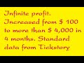 Increase from $ 100 to $ 4,000 in 4 months with Tickstory standard data - EA FOREX | Big Dream