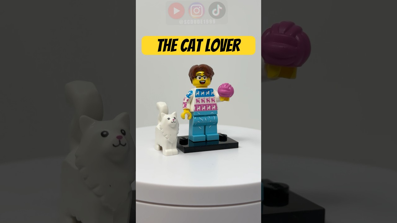 ビルドアベア　ネコヒョウ The Cat Lover has the PERFECT LEGO Cat! #lego #minifigures - YouTube