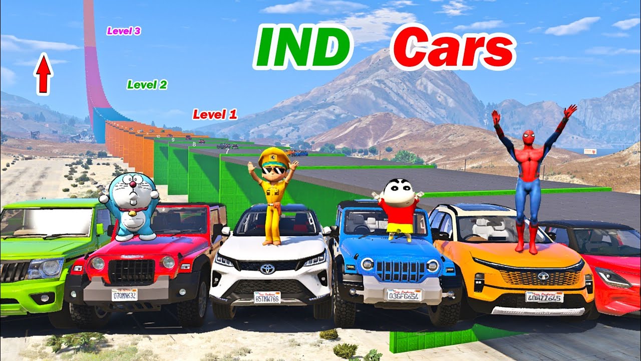 gta 5 Indian cars climb highest challenge telugu | gta 5 in telugu