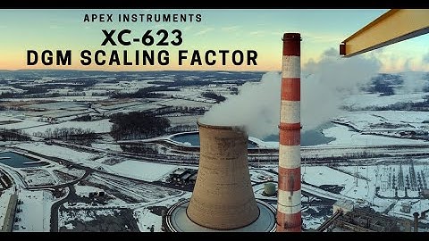 Apex Instruments XC-623 - DGM Scaling Factor