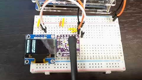 Arduino +  OLED LCD display +TCS34725 Color sensor　カラーセンサー