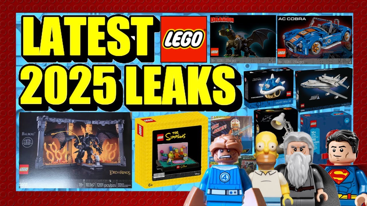 INSANE NEW LEGO LEAKS! LOTR, Simpsons, Star Wars, Icons, Ideas & MORE!