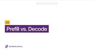 Prefill vs Decode