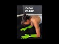 The plank is a highly effective core training exercise