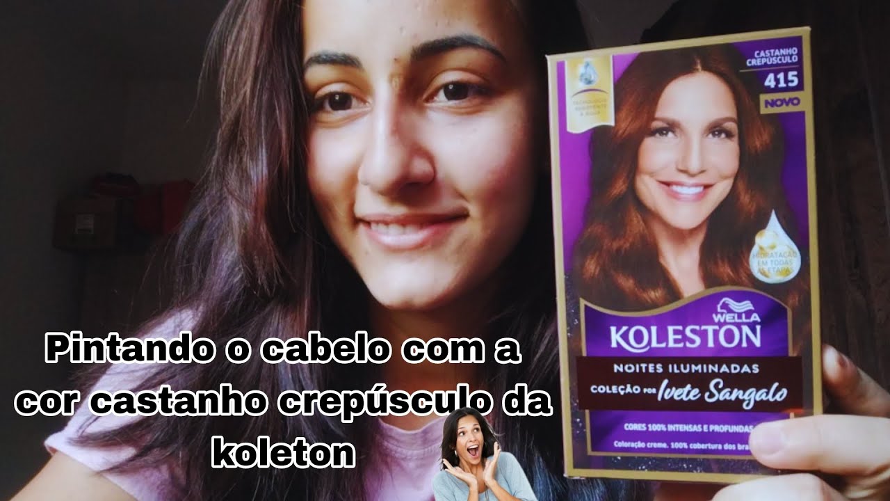 Pintando o cabelo com a tinta Koleston 415 - YouTube