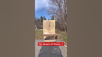 My favourite way to throw an axe 🤫 #bullseye #trickshot #axethrowing #watl #trickshots