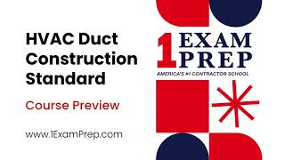 HVAC Duct Construction Standards, Metal and Flexible, 3rd Edition - Book Overview -  Course Preview