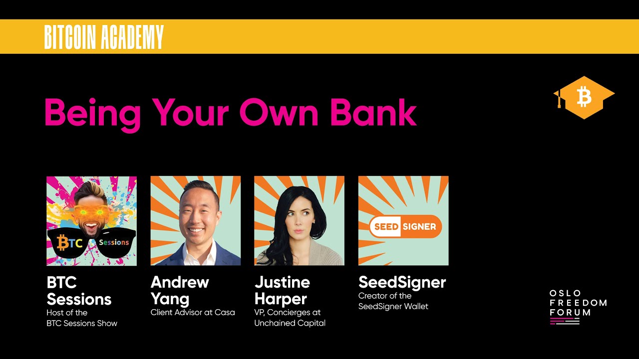 Being Your Own Bank - Andrew Yang, Justine Harper, and SeedSigner