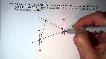 Applications of Right Triangles Bearing 2