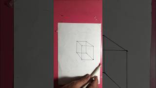 3d box easy drawing #drawing #viral #art #pendrawing