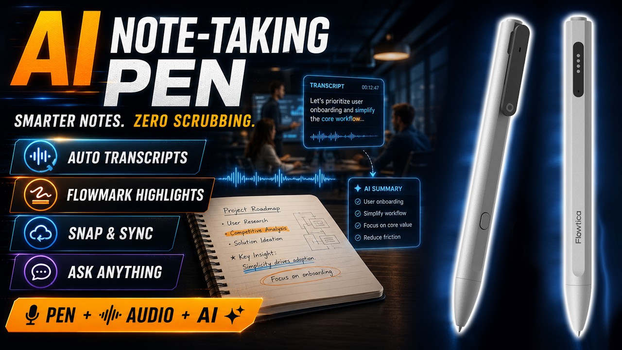Flowtica Scribe Pen Review – The Smart AI Pen That Remembers