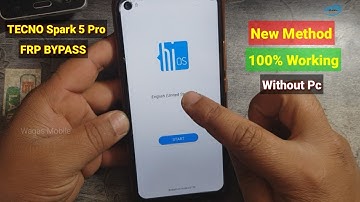 TECNO Spark 5 Pro (TECNO KD7) FRP Lock Remove Without Pc 100% Working Method 2022 by Waqas Mobile