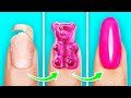 FROM NERD TO POPULAR || School Makeover And Manicure Tricks You Can Easily Repeat by 123GO! SCHOOL