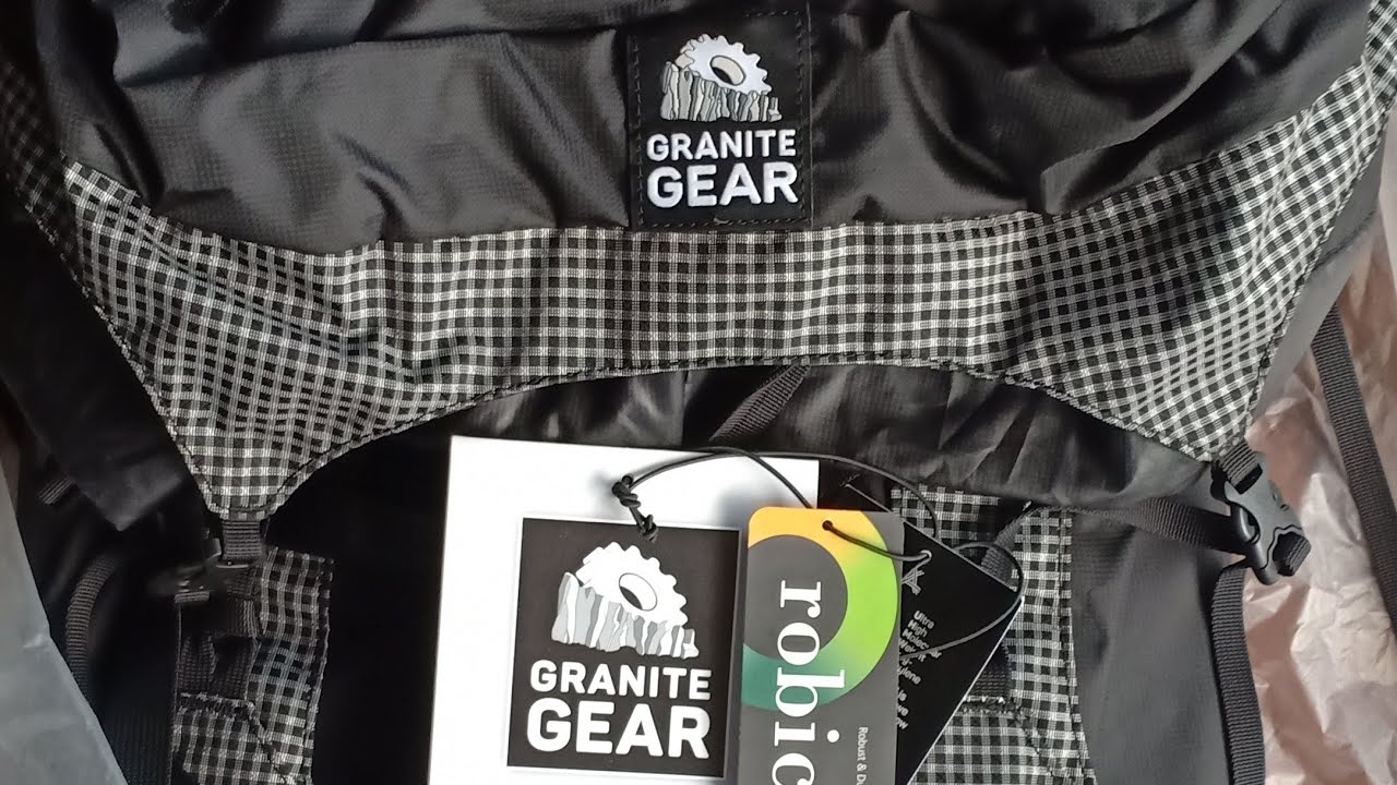 Zaino Granite Gear Blaze 60L Nero/Nero Gingham – Regolare, Leggero Per Trekking E Backpacking