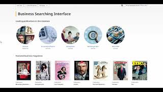 Marketing Research - Business Source Ultimate & Business Insights)