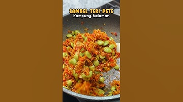Sambel Teri Pete ala Henjiwong, full video ada di IG ya
