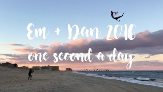 Dan and Em 2016 recap - 1 Second a Day