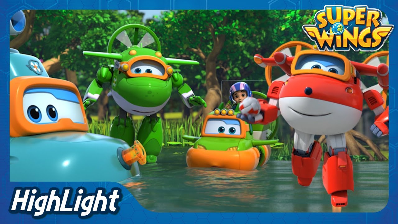 Explore the Everglades! (USA) | SuperWings season3 Highlight