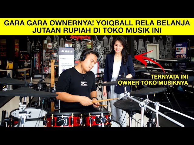 YOIQBALL RELA BELANJA JUTAAN RUPIAH GARA GARA DIRACUNIN OWNER TOKO MUSIK INI class=