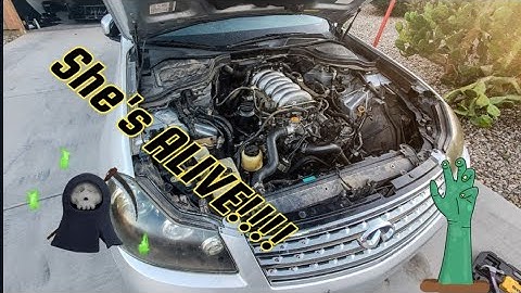 Starting The Infiniti M45 | New Key FOB