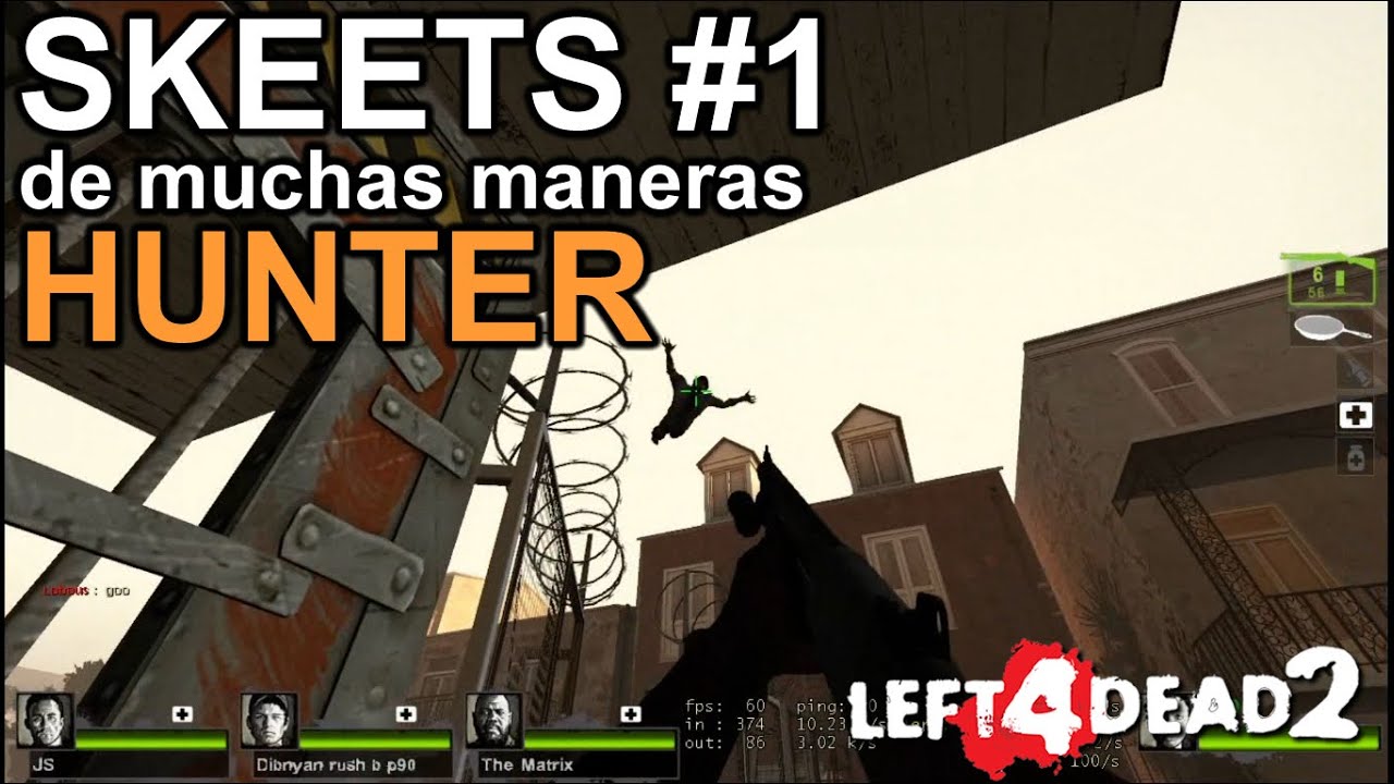 🔴 Left 4 Dead 2 - Los Mejores Skeets al Hunter #1