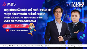 HIỆU ỨNG DẪN DẮT: CỔ PHIẾU RIÊNG LẺ VƯỢT ĐỈNH TRƯỚC CHỈ SỐ CHUNG | THEO DÒNG INDEX 16.09.2025