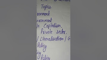 Important topics of Business Environment|Bba 2 semester|ccs university|